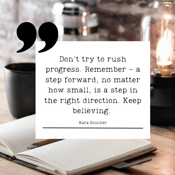 Small habits not big goals for better results